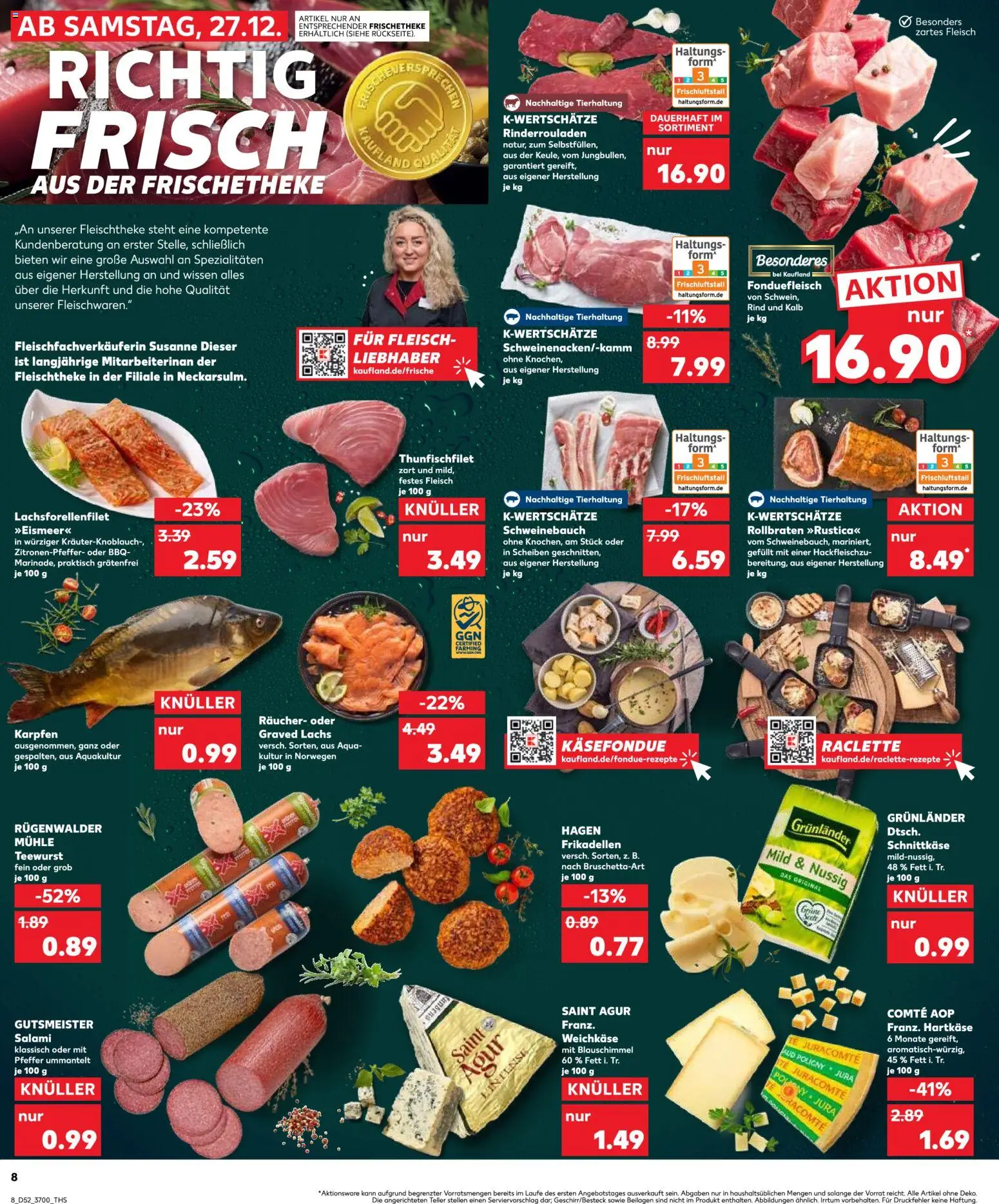 Kaufland prospekt Rostock	 – gültig ab 27.12.2025 | Seite: 8 | Produkte: Mühle, Lachs, Grunlander, Pfeffer