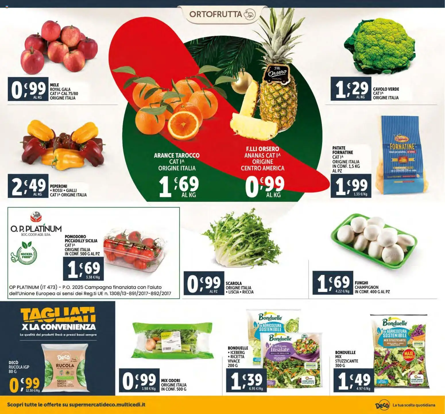 Volantino Decò del 15.12.2025 | Pagina: 14 | Prodotti: Peperoni, Patate, Ananas, Funghi