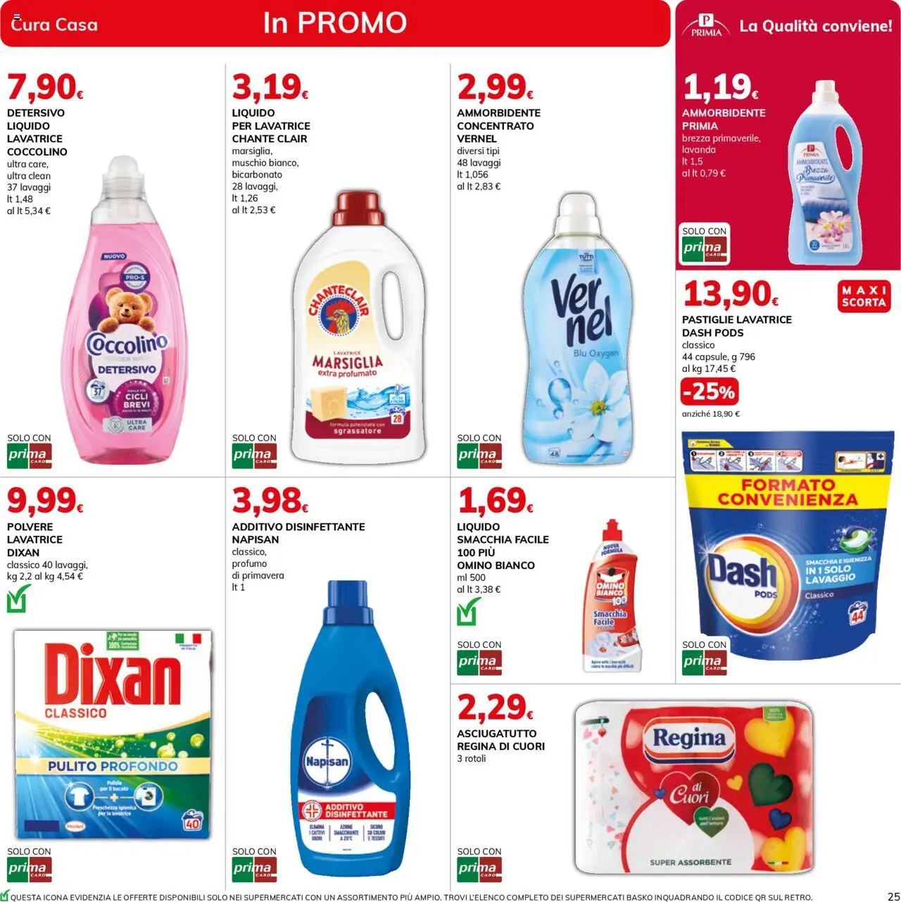 Volantino Basko del 16.09.2025 | Pagina: 25 | Prodotti: Bicarbonato, Sgrassatore, Lavatrice, Lavanda