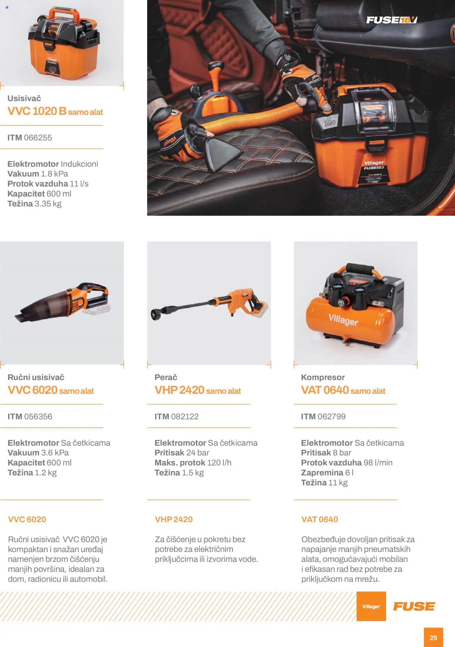 Villager katalog - važi od 24.02.2026 | Strana: 25 | Proizvode: Usisivač, Ručni usisivač