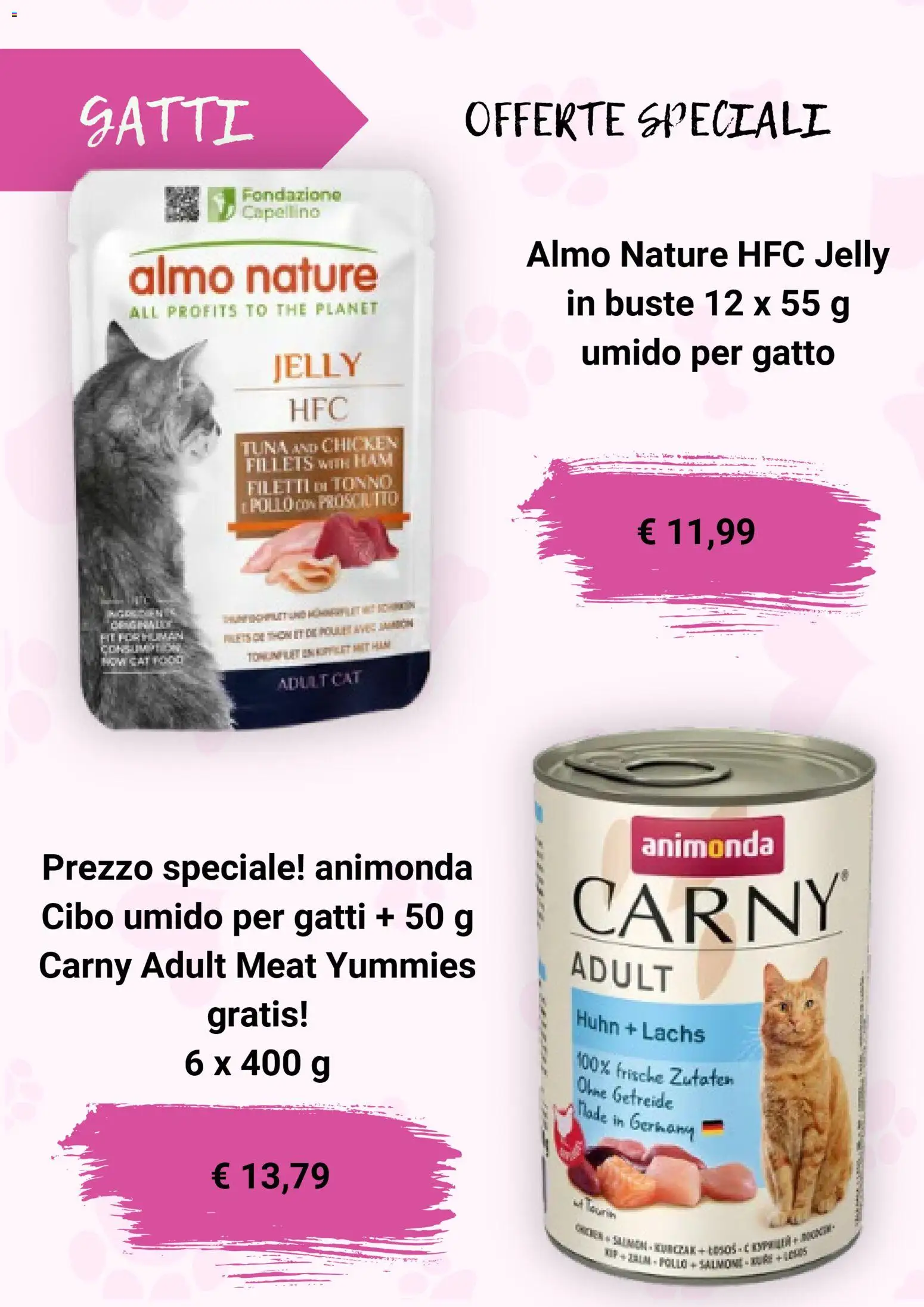 Volantino Zooplus del 03.12.2025 | Pagina: 5 | Prodotti: Salmone, Prosciutto, The, Tonno