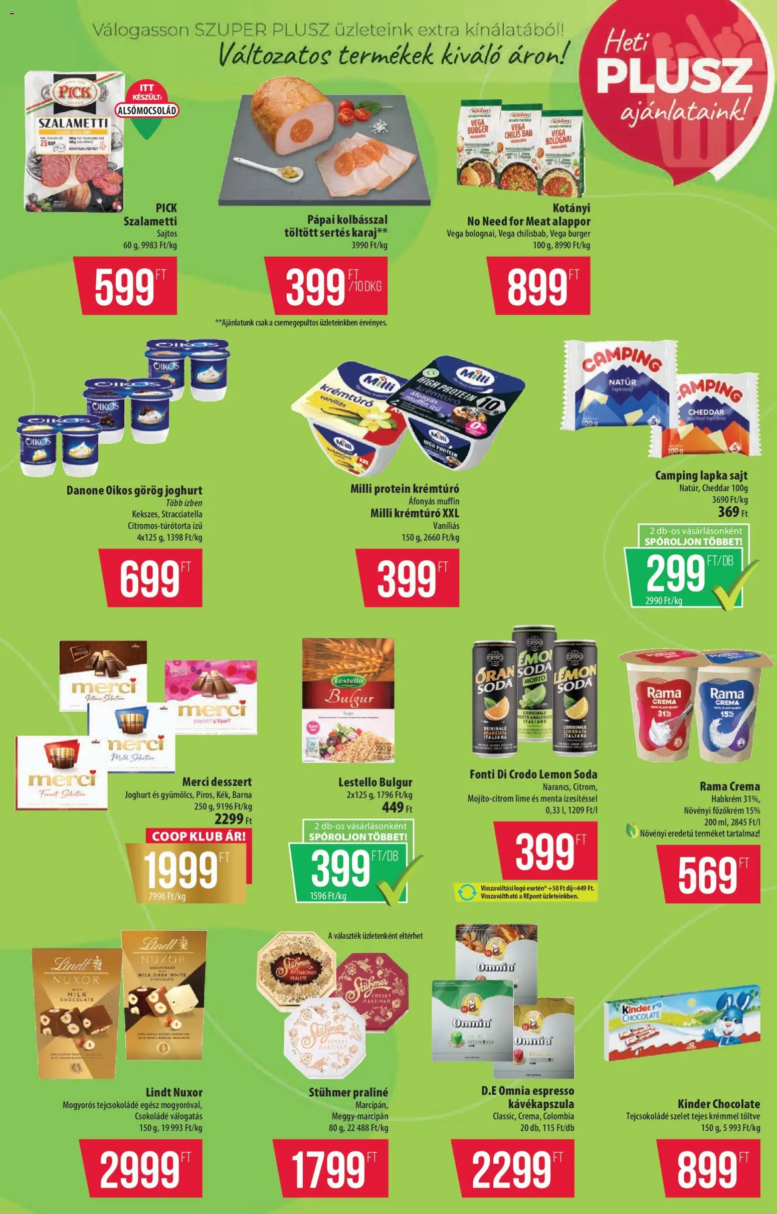 COOP akciós ujság - amely érvényes a következő dátumtól: 05.03.2026 | Oldal: 8 | Termékek: Rama, Muffin, Tejcsokoládé, Cheddar