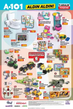 11.12.2025 tarihinden itibaren geçerli olan A101 kataloğu önizlemesi | Sayfa: 13 | Ürünler: Yatak, Tuvalet, Pil, Ses