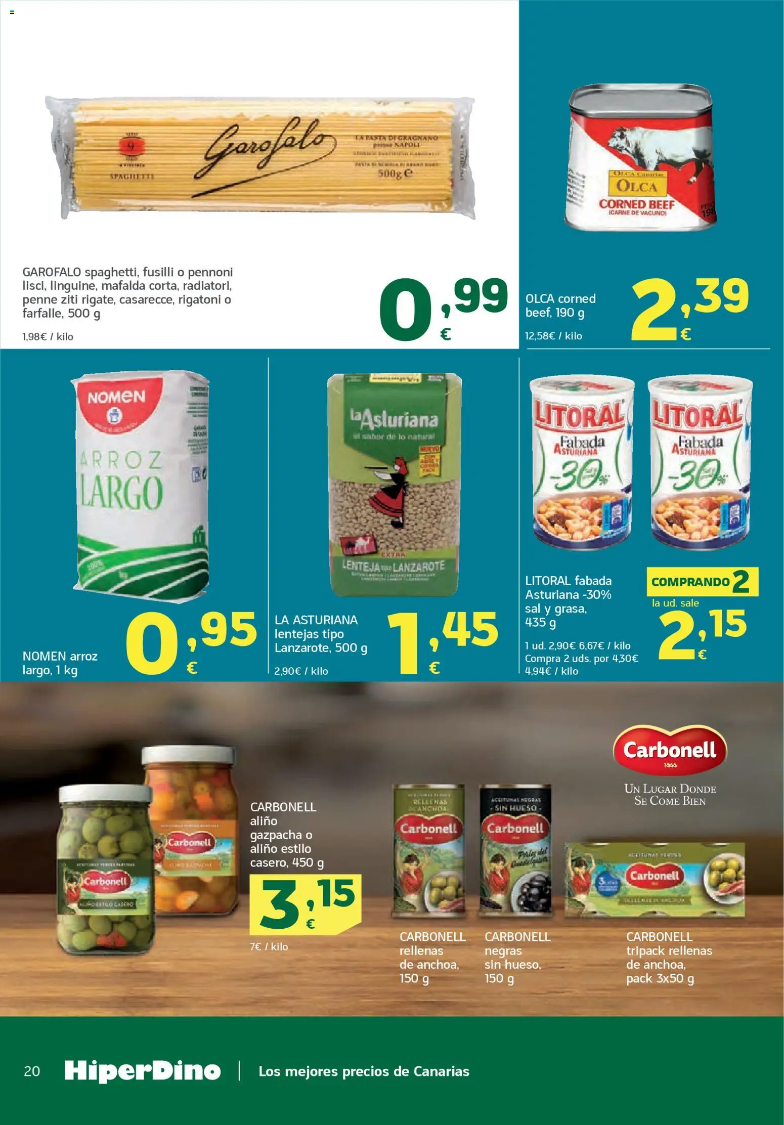 HiperDino folleto │ válido desde el 24.03.2026 | Página: 20 | Productos: Arroz