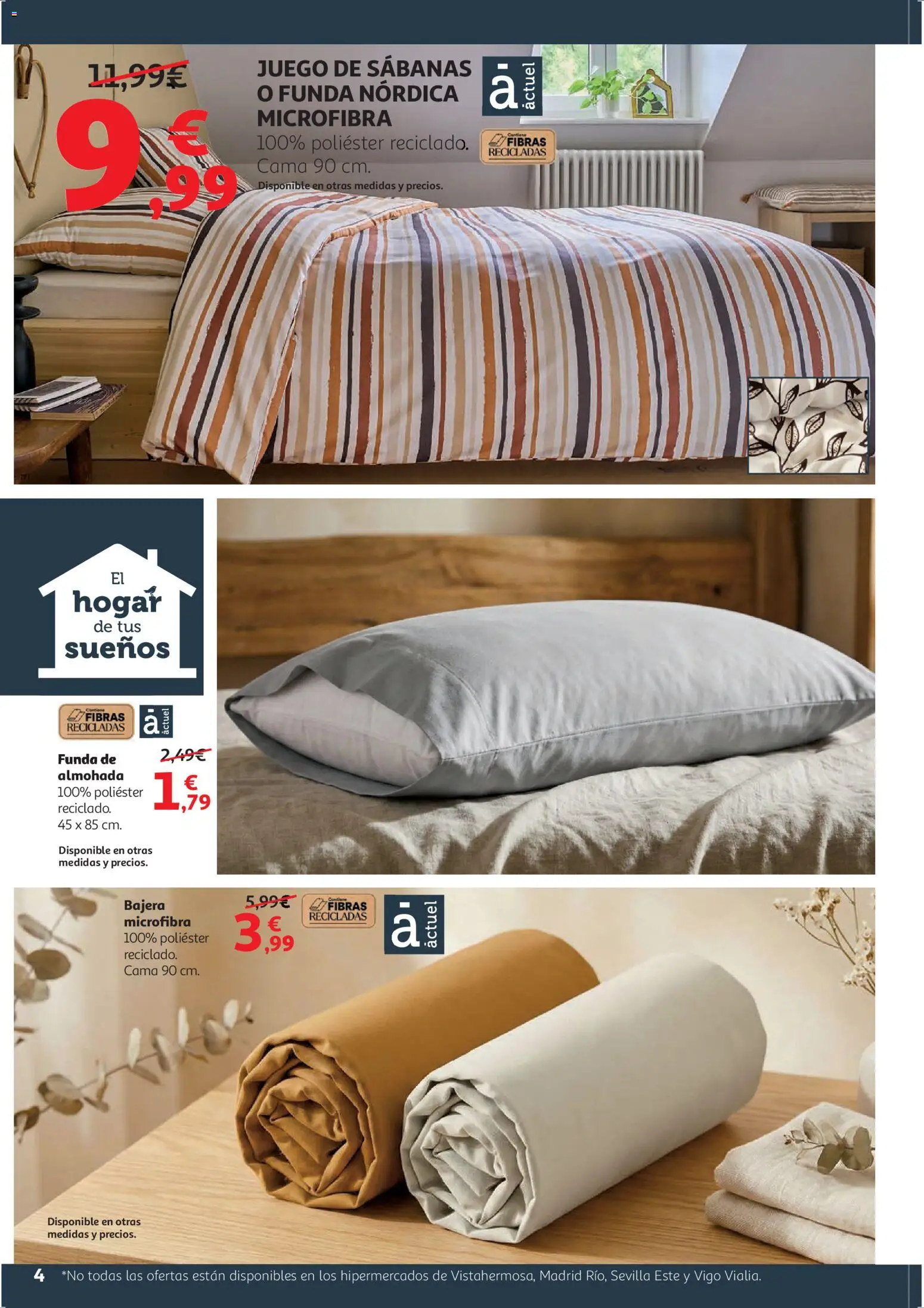 Alcampo - HG Cat │ válido desde el 09.01.2026 | Página: 4 | Productos: Juego de sábanas, Funda, Cama, Almohada