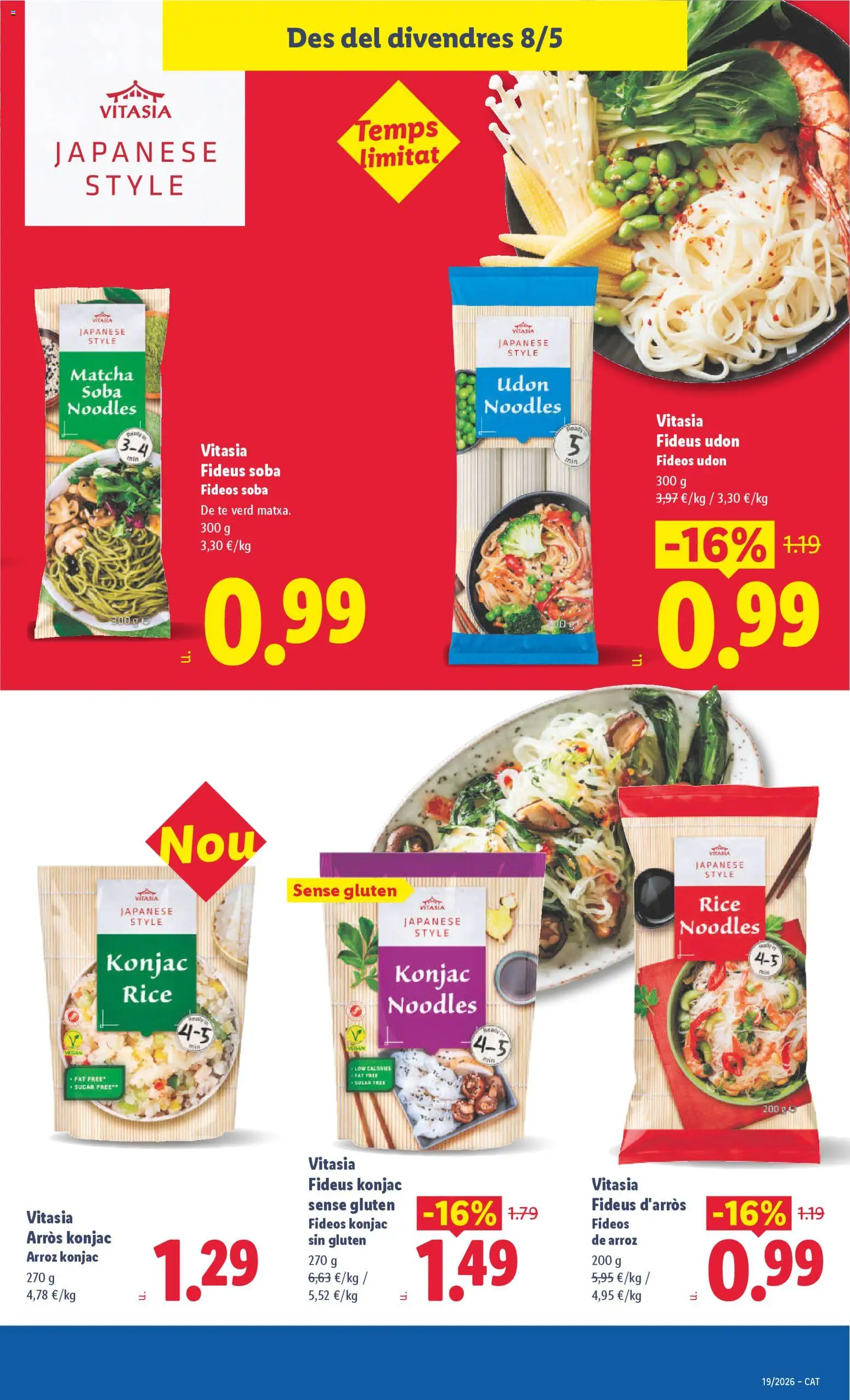 Lidl folleto │ válido desde el 04.05.2026 | Página: 35 | Productos: Arroz, Fideos, Fideos de arroz, Té