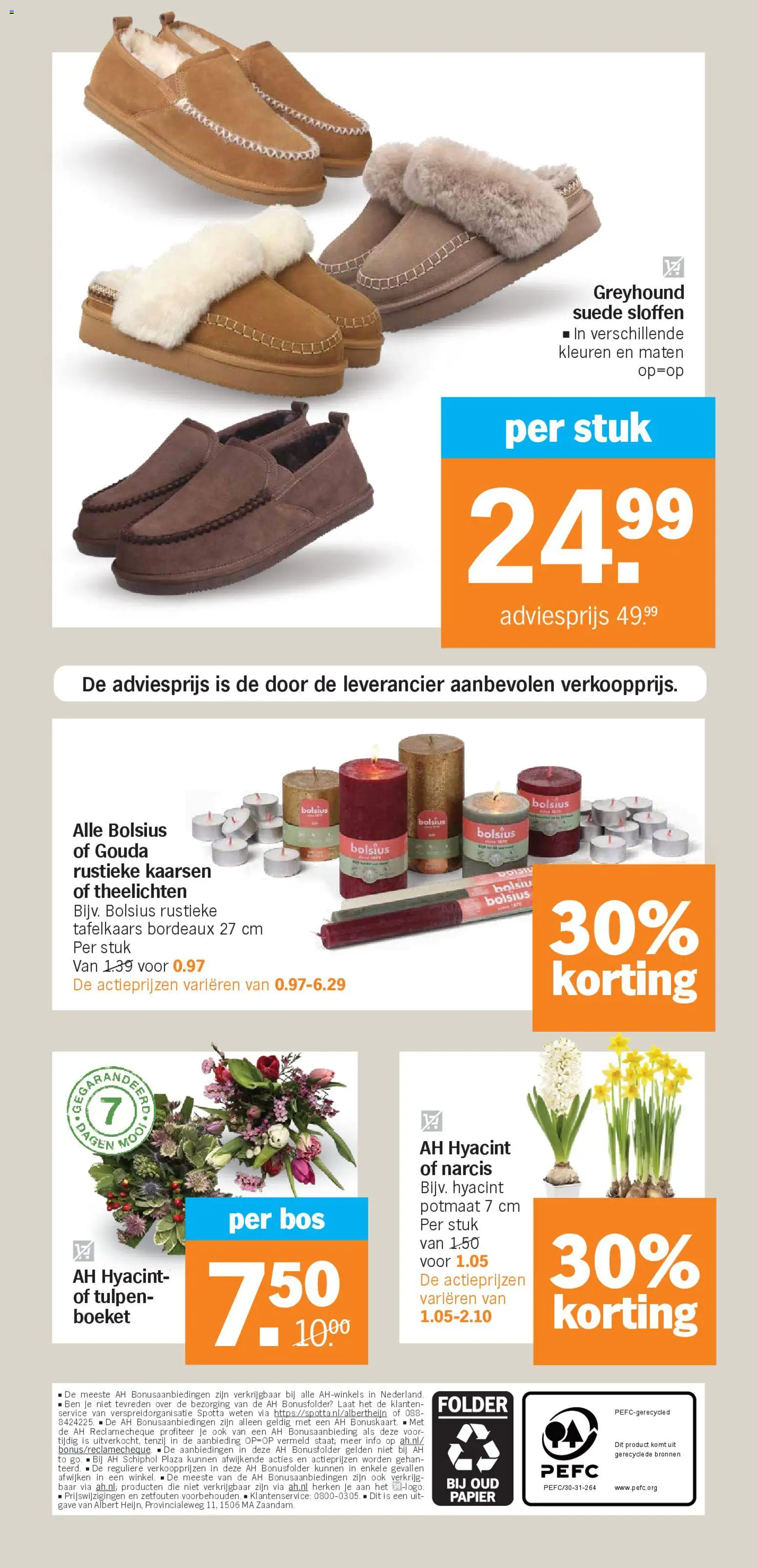 {H1} | Pagina: 33 | Producten: Slippers, Gouda, Papier, Kaarsen