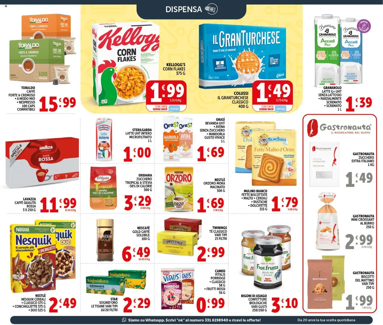 Volantino Decò del 21.04.2026 | Pagina: 11 | Prodotti: Tè, Latte, Croissant, Macinato