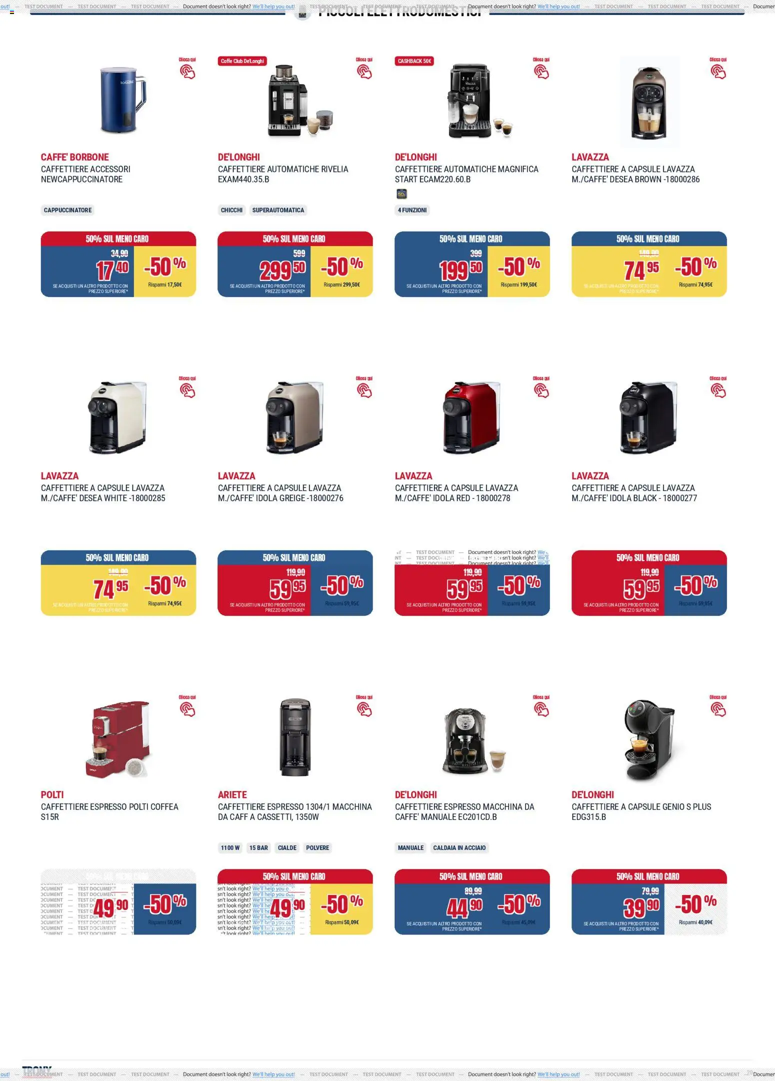 Volantino Trony del 04.12.2025 | Pagina: 20 | Prodotti: Caldaia, Lavazza