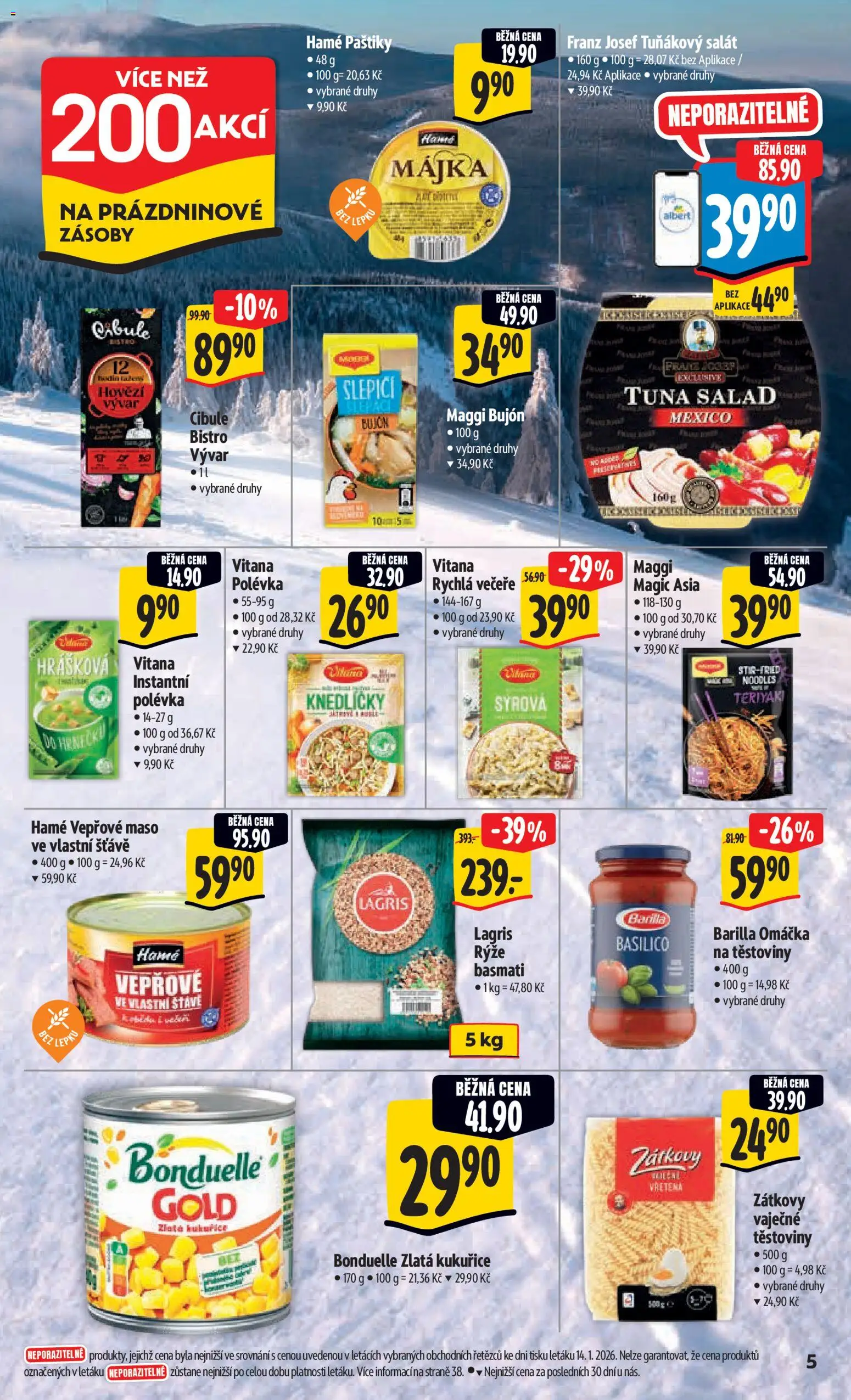 Albert leták - Hypermarket od 21.01.2026 | Strana: 10 | Produkty: Hovězí, Vepřové maso, Salát, Maso