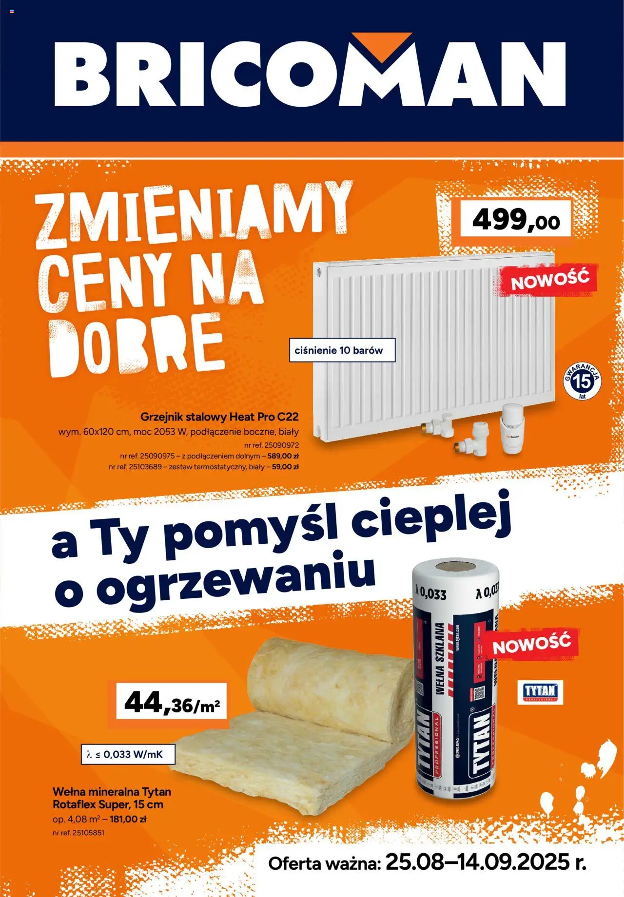 Bricoman Gazetka od 25.08.2025 | Strona: 1