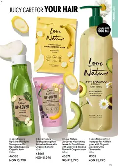 Offer preview "Oriflame - Catalogue 01/2026" | Page: 79 | Products: Conditioner, Olovka za usne, Avocado, Shampoo