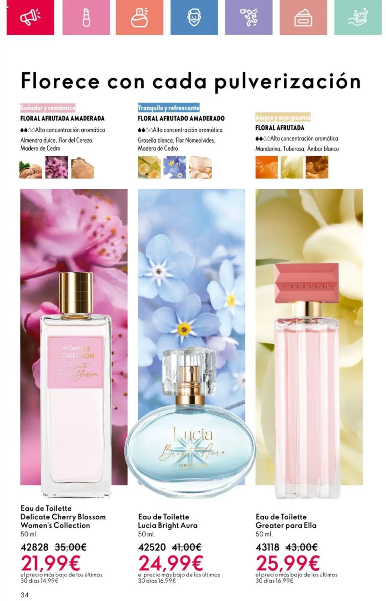 Oriflame - Catálogo Campaña 12 │ válido desde el 24.08.2025 | Página: 34 | Productos: Eau de toilette