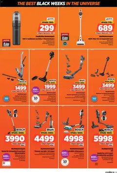Power - Black Friday - Förhandsvisning av reklamblad från butik Power aktuell från 24.11.2025 | Sida: 93 | Produkter: Dammsugare, Batteri, Skaftdammsugare