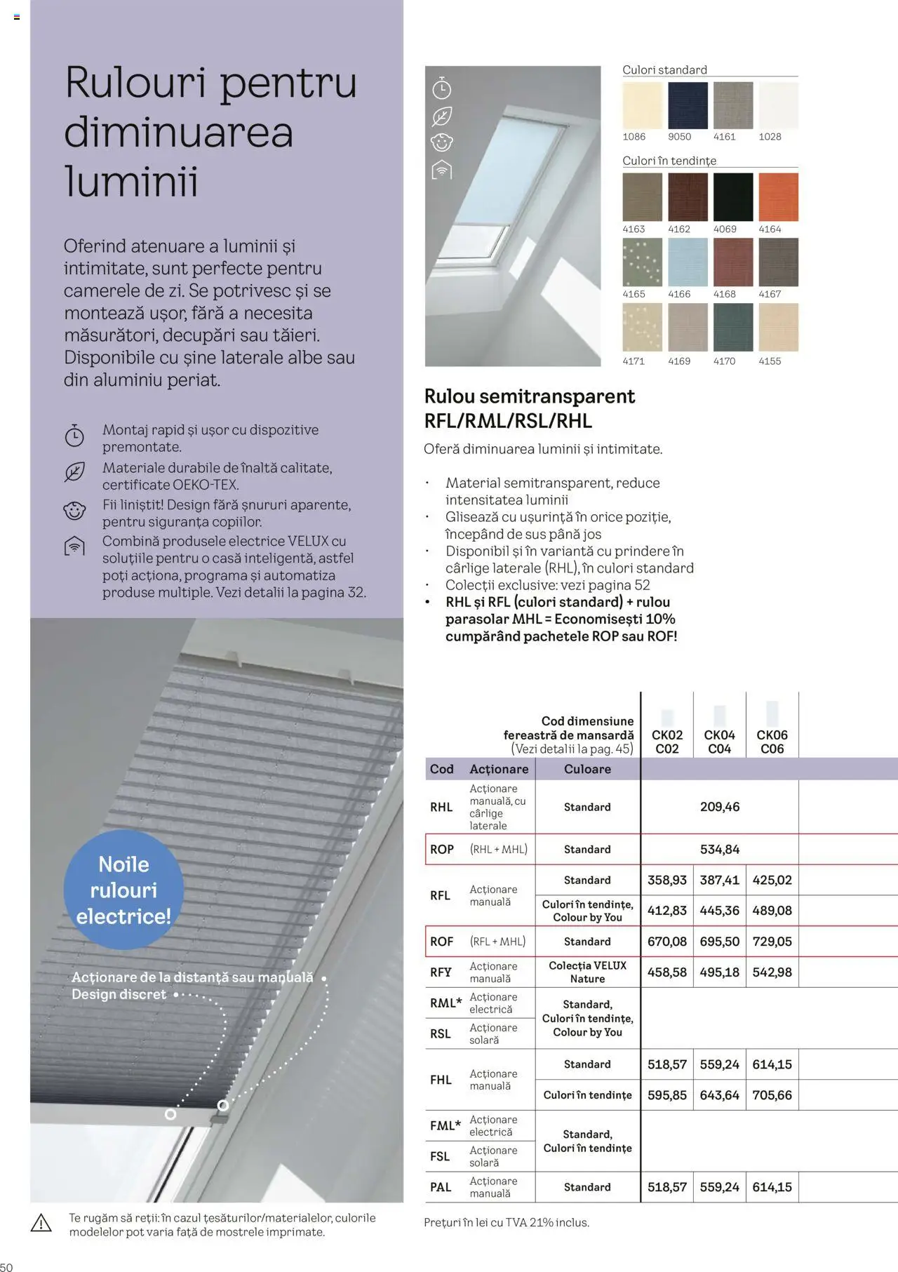 Catalog Velux – valabil de la 25.02.2025 | Pagină: 50 | Produse: Fereastră