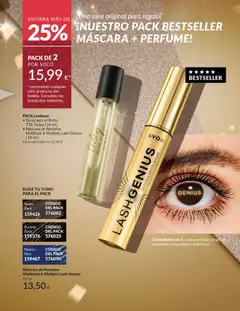 Vista previa NUESTRO PACK BESTSELLER MÁSCARA + PERFUME!, Pack contiene: Spray para el Bolso TTA Today | 10 ml | y Máscara de Pestañas Multitask & Multiply Lash Genius | 10 ml | válido desde el 01.12.2025 | Página: 244