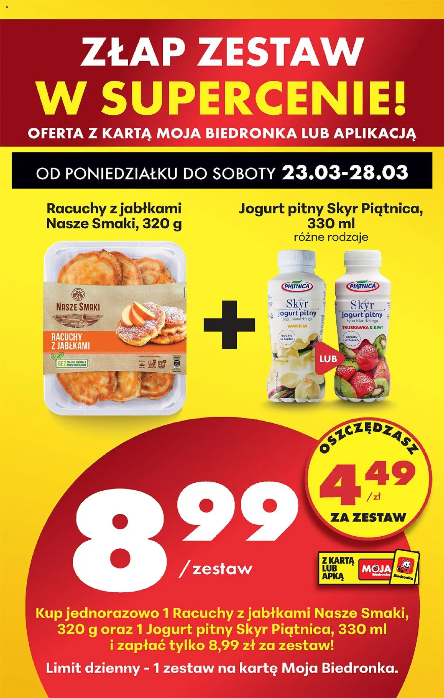 Biedronka Polsko leták od 23.03.2026 | Strana: 96 | Produkty: Jogurt, Kiwi, Skyr