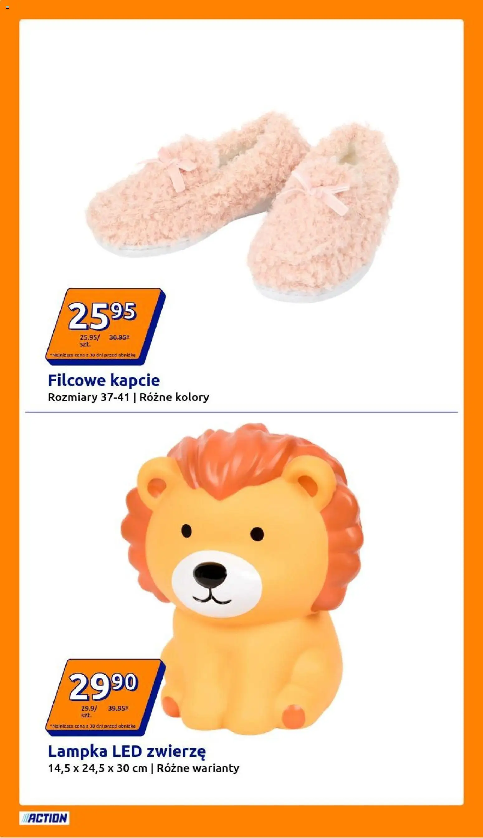 Action Gazetka od 19.11.2025 | Strona: 24 | Produkty: Kapcie