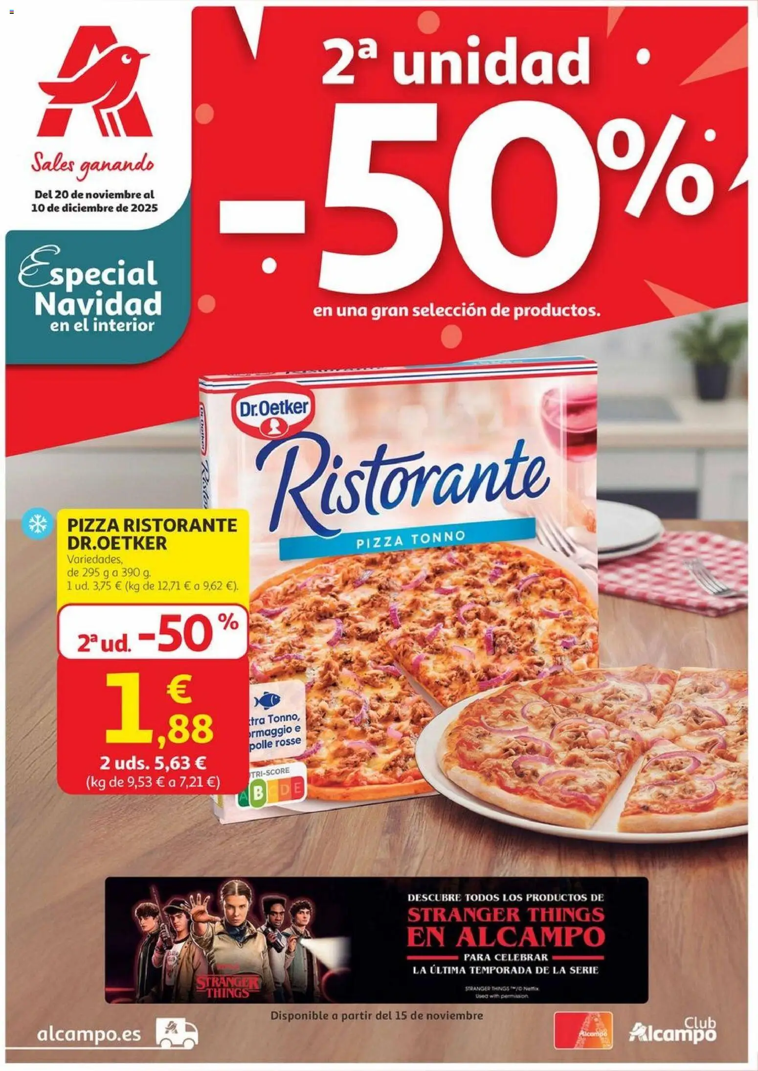 Alcampo - Canarias │ válido desde el 20.11.2025 | Página: 1 | Productos: Pizza