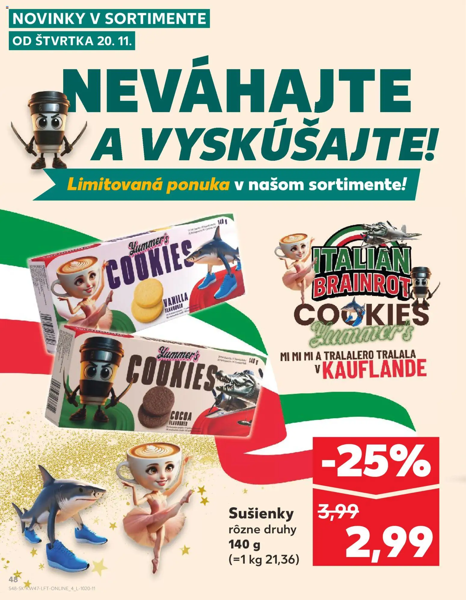Nové Kaufland akcie – leták je platný od 20.11.2025 | Strana: 48