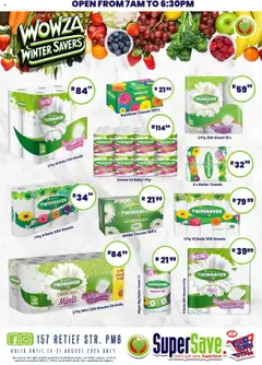 Super Save Specials │ valid from 14.08.2025 | Page: 7 | Products: Toilet, Towel, Roller towel, Tissues