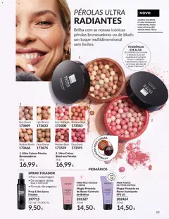 Pré-visualização Catálogo Avon Campanha 2 válido de 01.02.2026 | Página: 67 | Produtos: Primer, Maquilhagem, Bronzer, Fixador