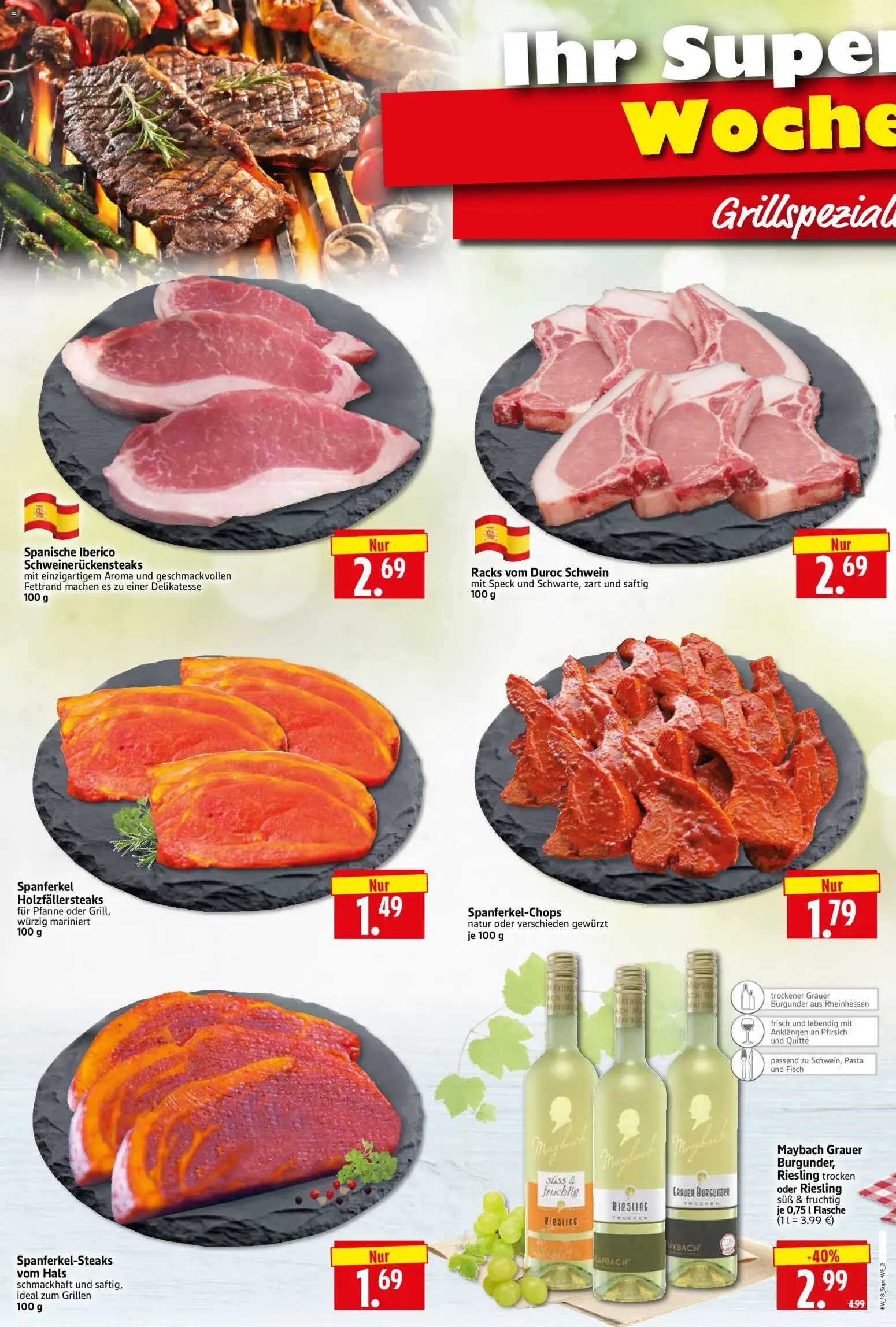 HERKULES Sonderbeilage – gültig ab 30.04.2026 | Seite: 2 | Produkte: Fisch, Pfirsich, Pasta