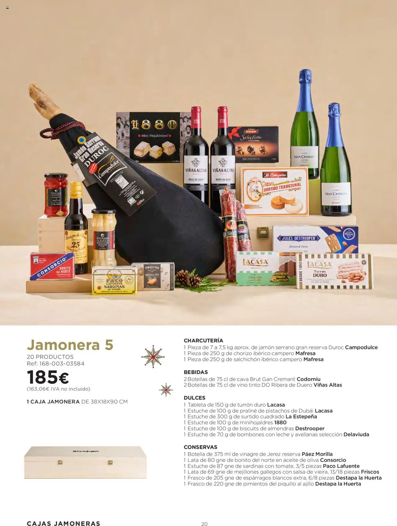 El Corte Inglés ofertas │ válido desde el 06.10.2025 | Página: 20 | Productos: Leche, Aceite, Aceite de oliva, Caja