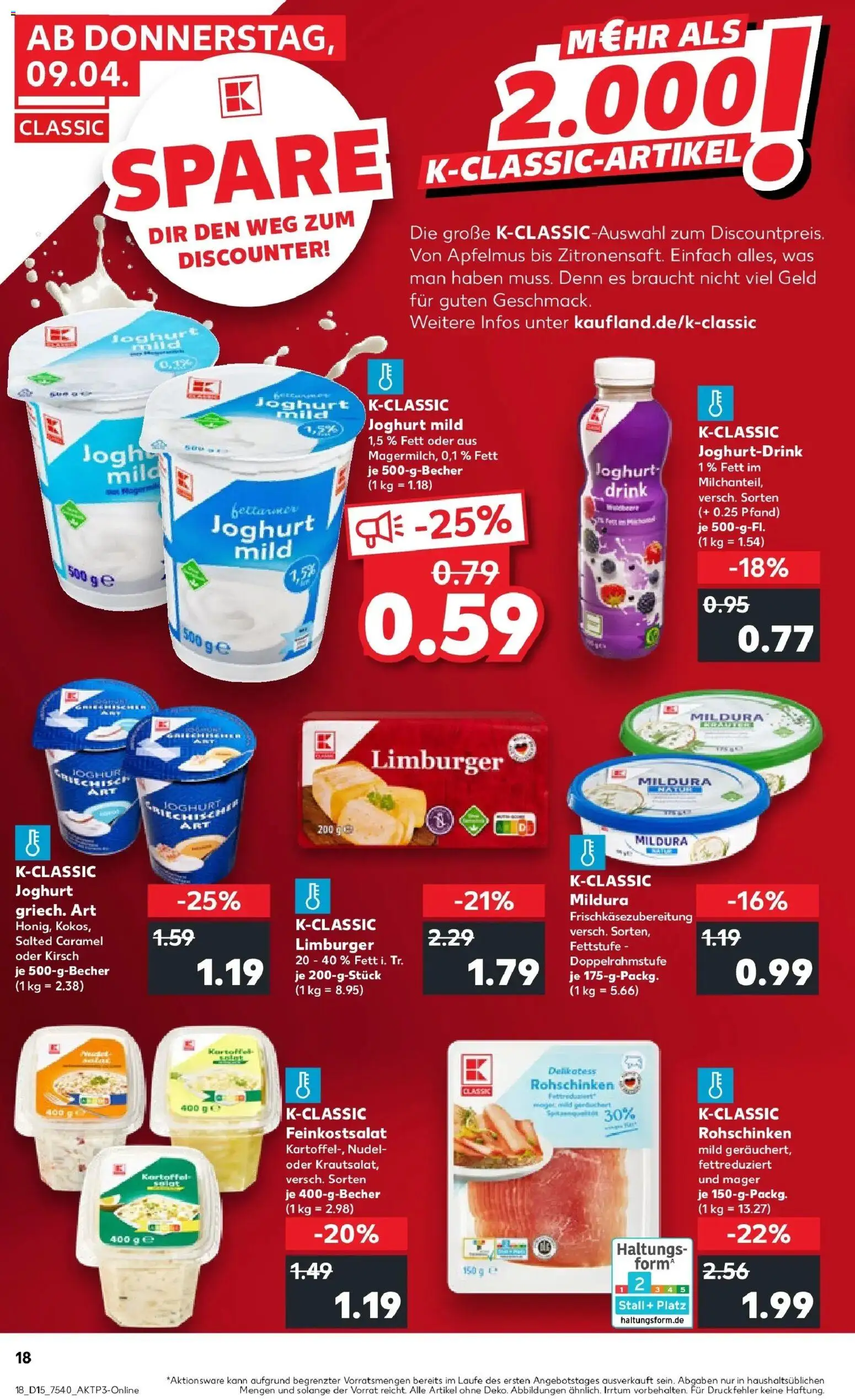 Kaufland Prospekt Schleiz	 – gültig ab 07.04.2026 | Seite: 30 | Produkte: Joghurt