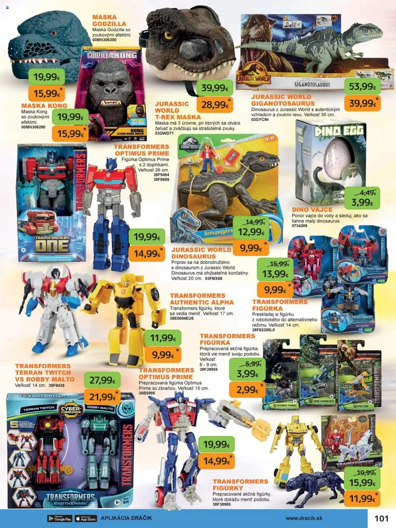 Nové Dráčik akcie – leták je platný od 03.10.2025 | Strana: 101 | Produkty: Maska