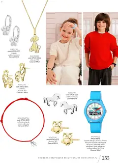 Pogląd oferty "Apart promocje" - ważna od 04.11.2025 | Strona: 237 | Produkty: Bransoletka, Zegarek, Pasek