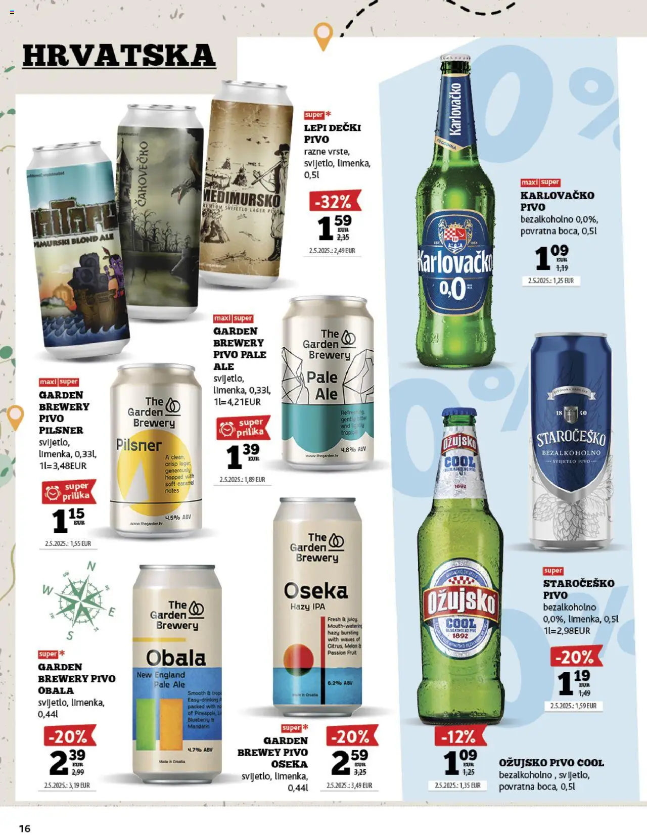 Konzum HR akciós ujság - amely érvényes a következő dátumtól: 15.09.2025 | Oldal: 16 | Termékek: Mandarin