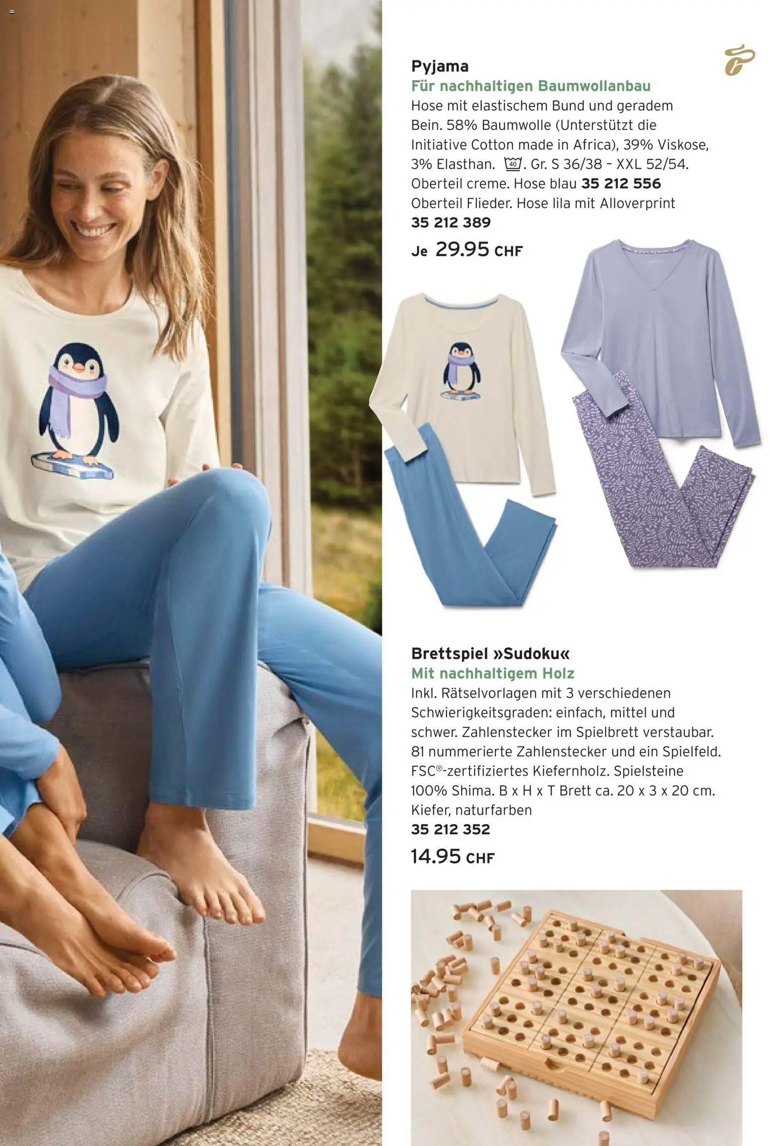 Tchibo Aktionen Die Freude am süssen Nichtstun – gültig ab 09.12.2025 | Seite: 11 | Produkte: Hose, Pyjama