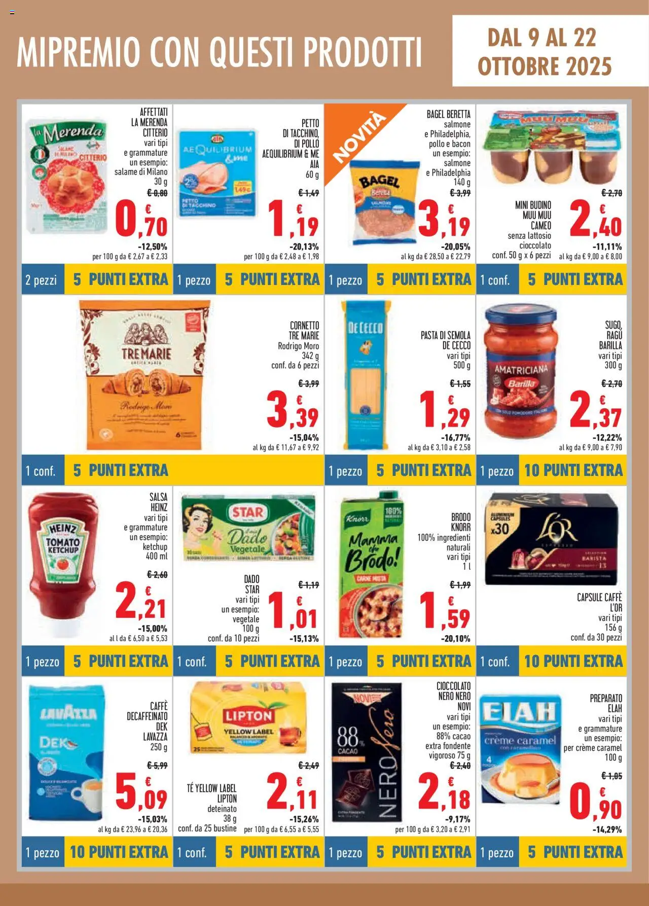 Volantino Conad del 09.10.2025 | Pagina: 5 | Prodotti: Cioccolato, Salmone, Salsa, Sugo