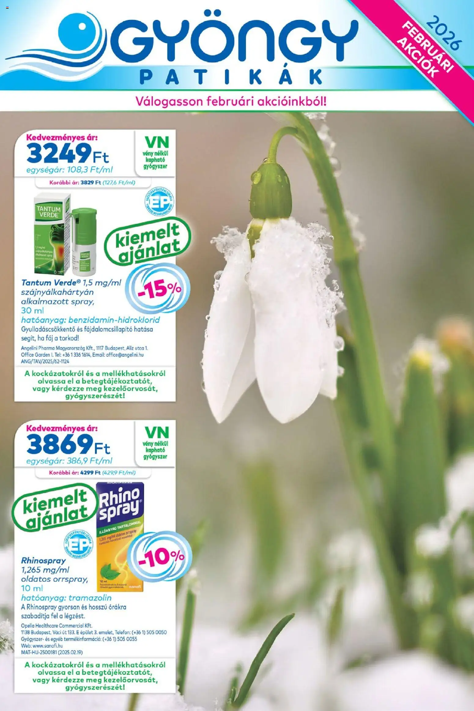 Gyöngy Patikák akciós ujság - amely érvényes a következő dátumtól: 01.02.2026 | Oldal: 1