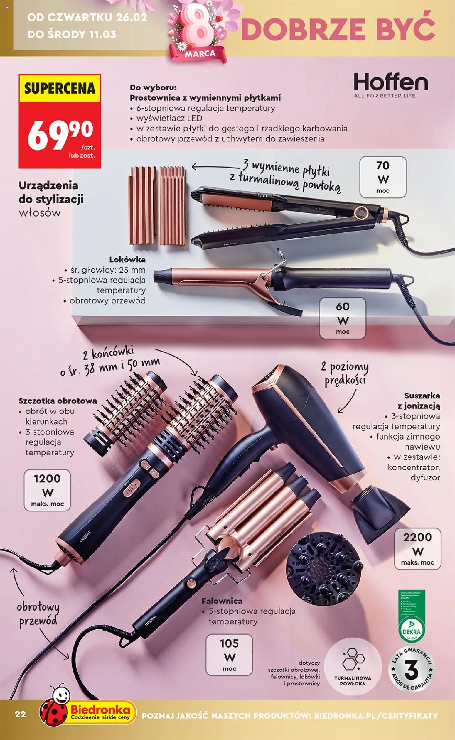 Biedronka Polsko leták - Hity i inspiracje od 21.02.2026 | Strana: 22 | Produkty: LED