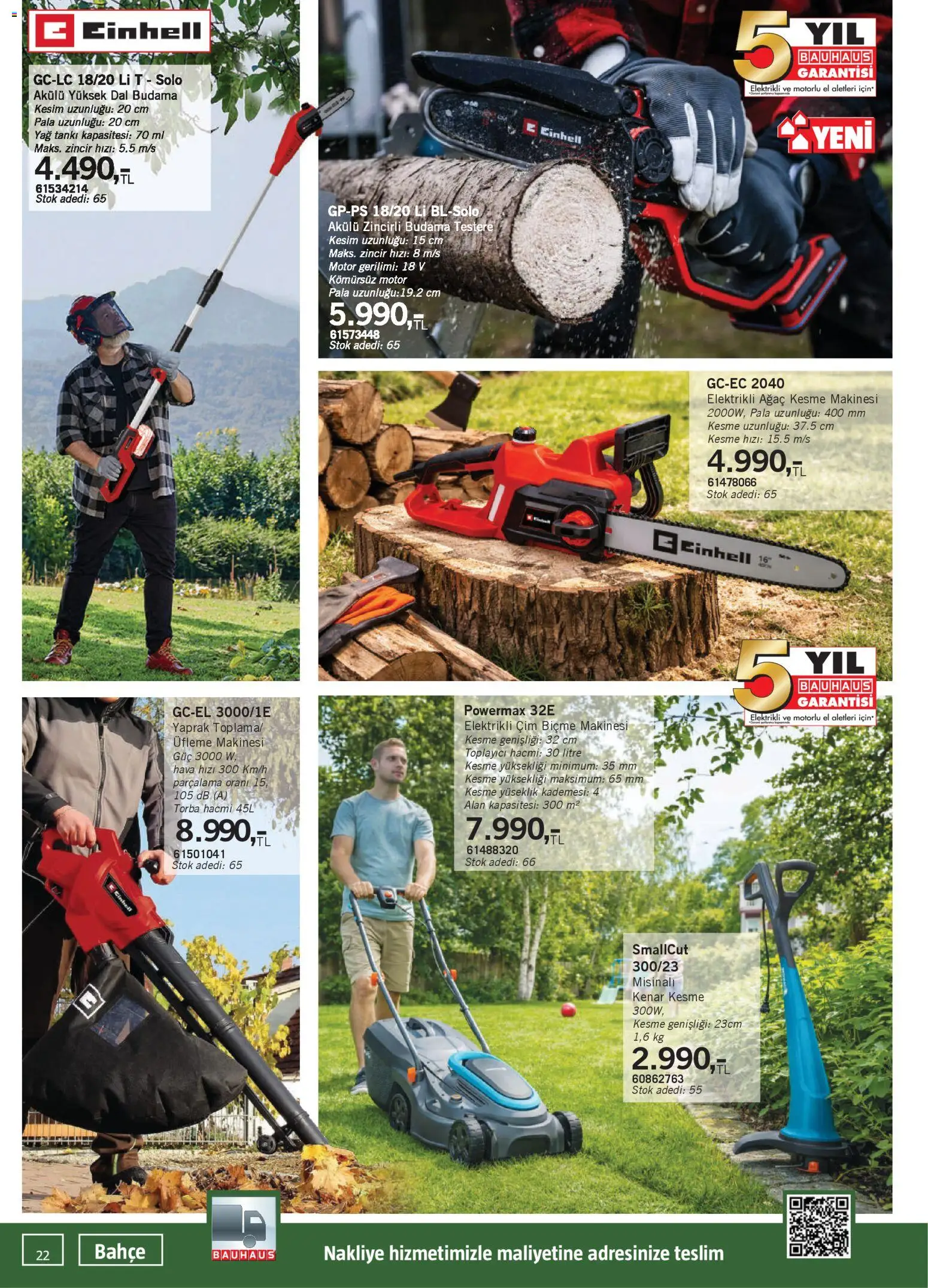 Bauhaus Katalog - 28.02.2026 tarihinden itibaren geçerlidir | Sayfa: 22 | Ürünler: Biçme makinesi, Yağ