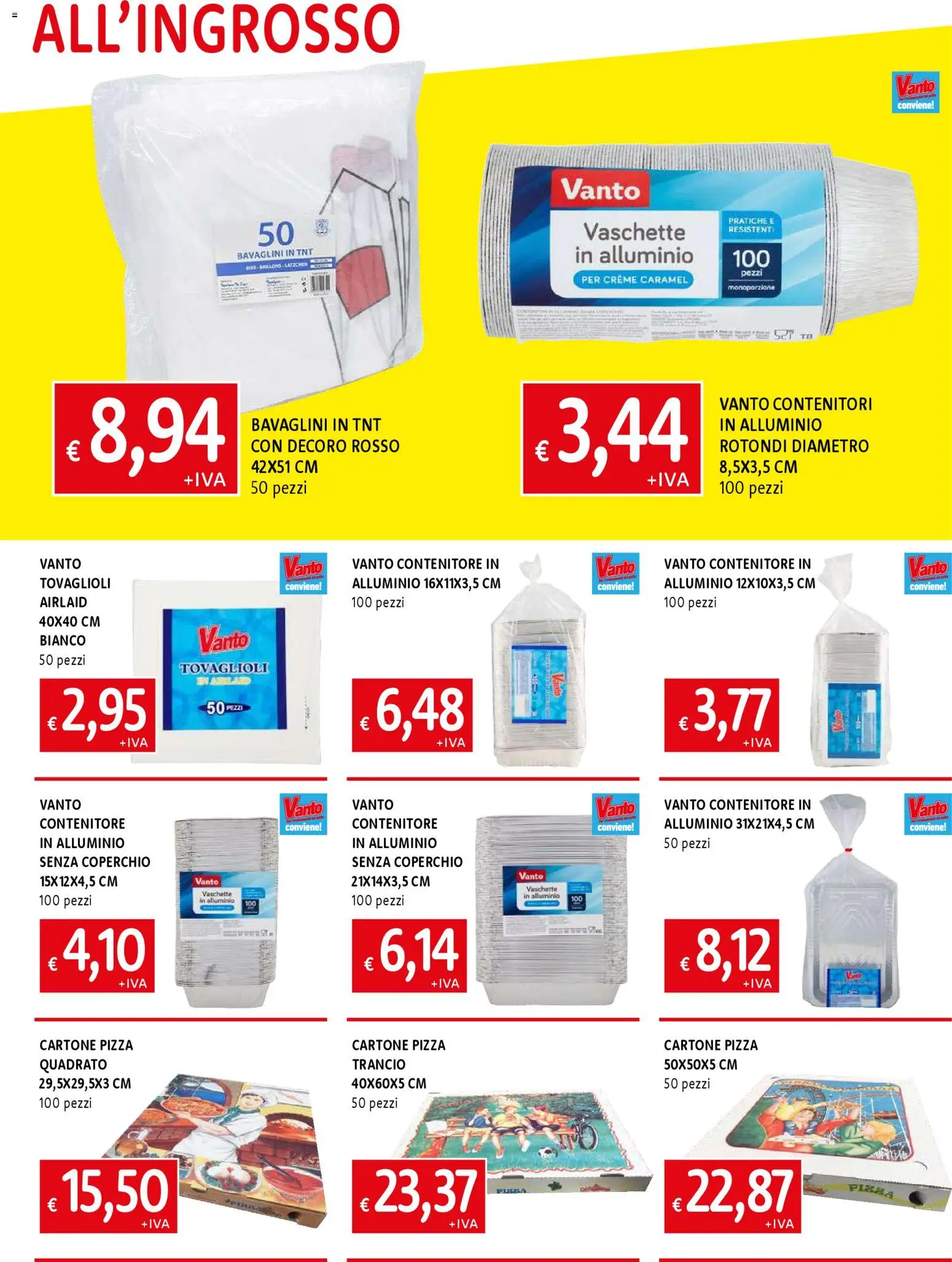 Volantino Famila del 22.01.2026 | Pagina: 7 | Prodotti: Pizza, Contenitore, Alluminio, Vaschette