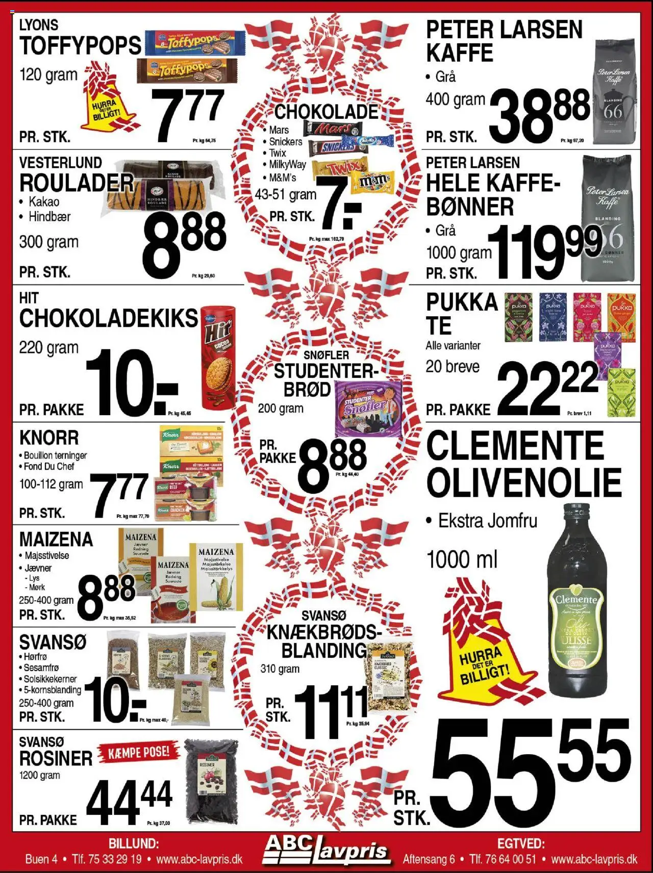 Abc Lavpris tilbudsavis – gyldig fra 10.09.2025 | Side: 6 | Produkter: Chokolade, Solsikkekerner, Rosiner, Olivenolie
