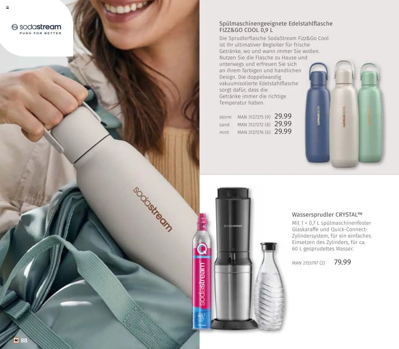 Müller Haushaltskatalog – gültig ab 03.10.2025 | Seite: 88 | Produkte: Sodastream