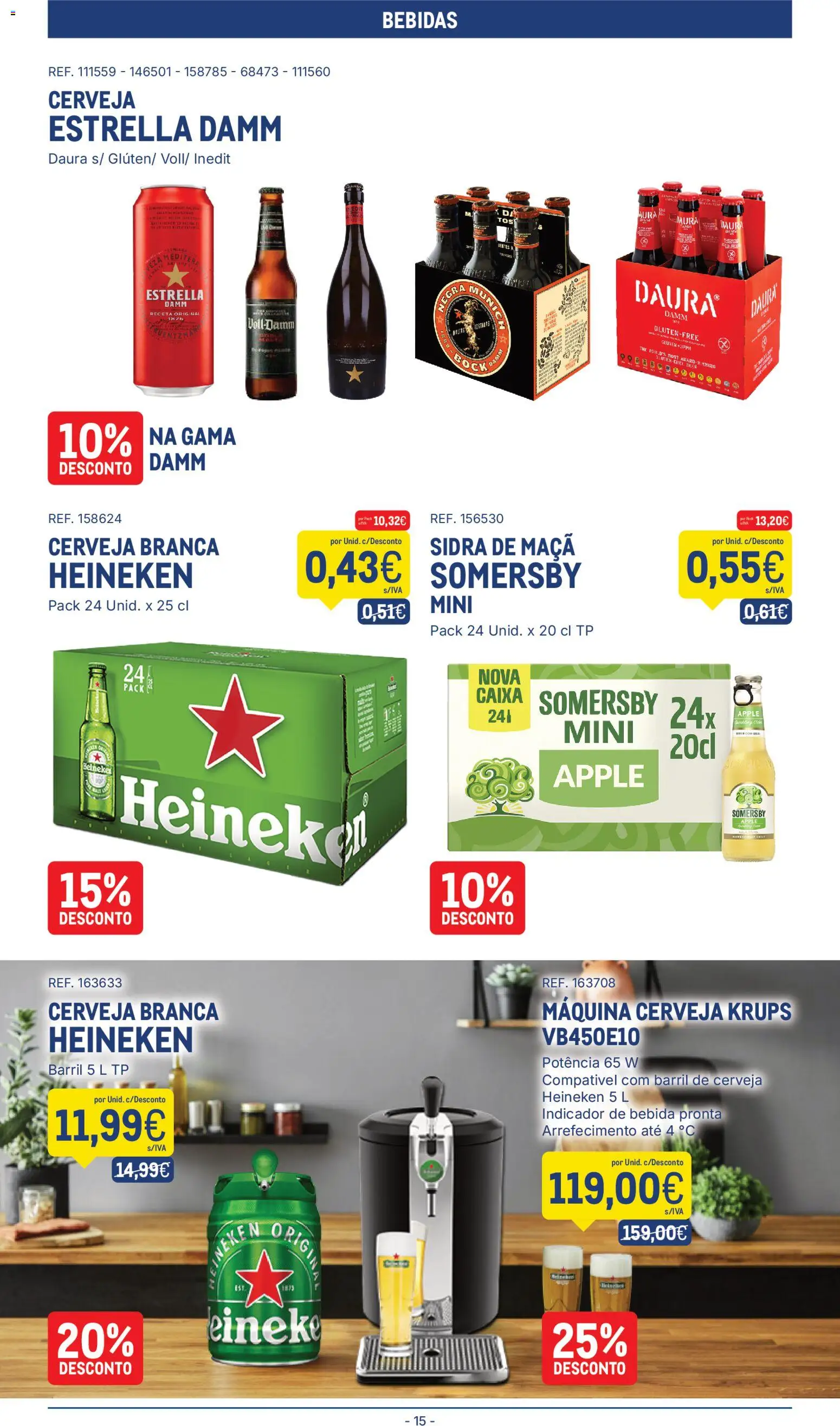 Makro folheto │ válido de 23.12.2025 | Página: 15 | Produtos: Caixa, Cerveja, Somersby, Bebida