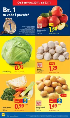 Salata Iceberg - Pregled kataloga iz trgovine Lidl, vrijedi od 17.11.2025 | Stranica: 80