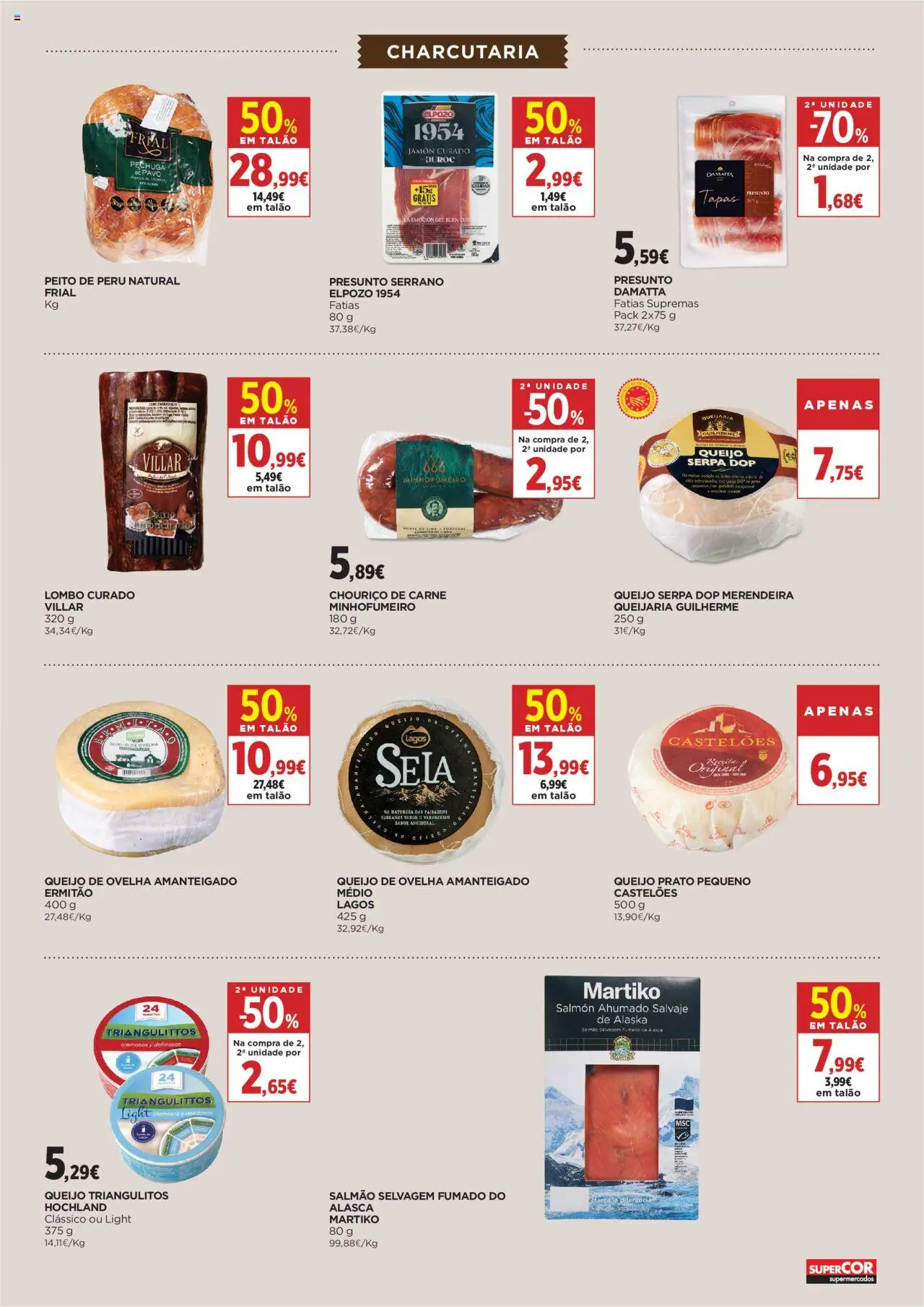 El Corte Ingles folheto │ válido de 08.08.2025 | Página: 5 | Produtos: Peru, Salmão, Queijo, Presunto