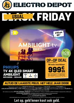 Electro Depot - Black Friday - Voorbeeld van een folder van Electro Depot, geldig van 26.11.2025