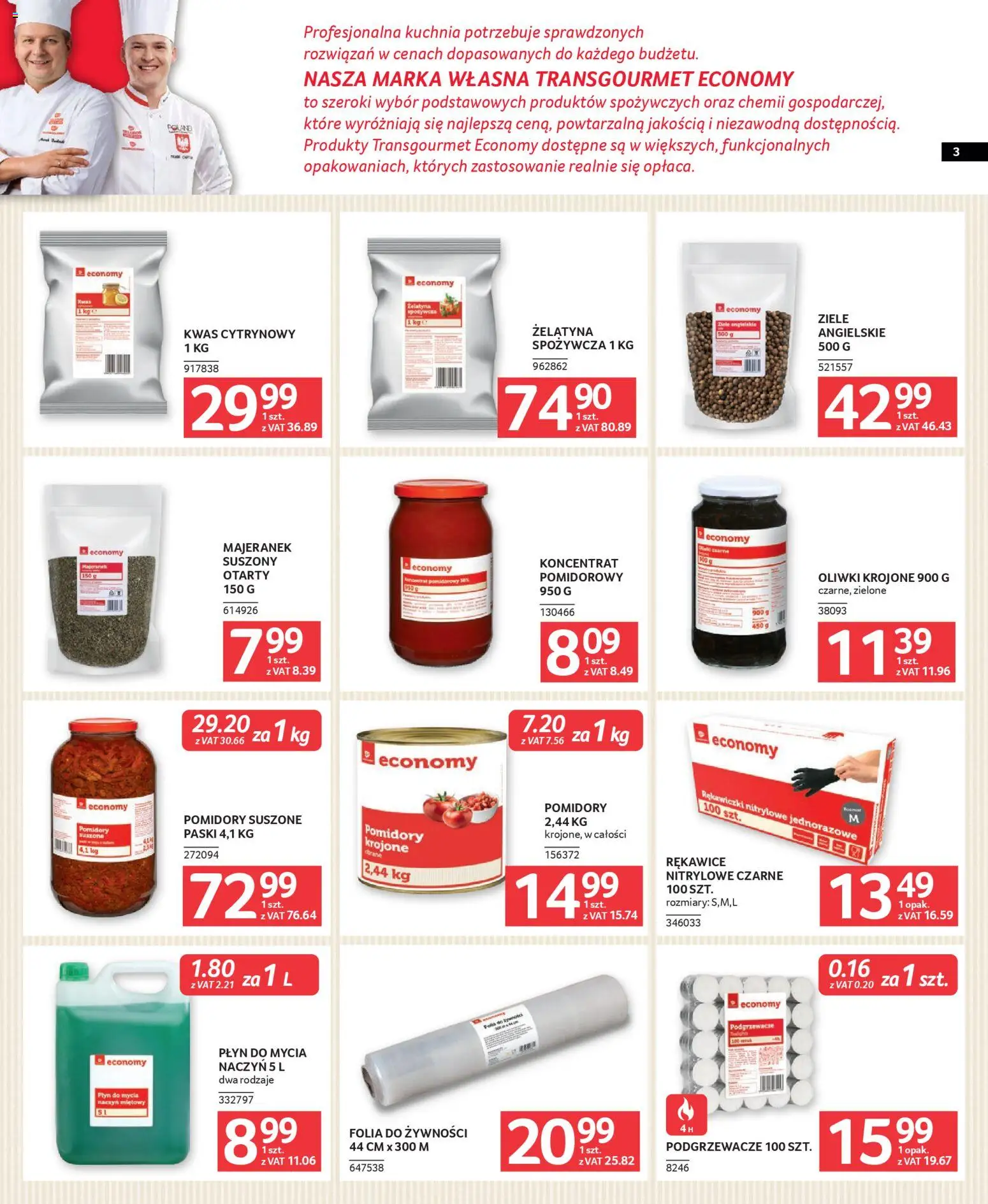 Selgros cash&carry gazetka - Oferta dla gastronomii od 05.03.2026 | Strona: 3
