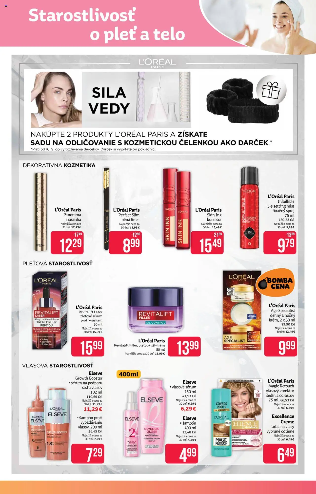 Nové Teta drogerie akcie – leták je platný od 16.09.2025 | Strana: 5 | Produkty: Laser, Korektor, Šampón