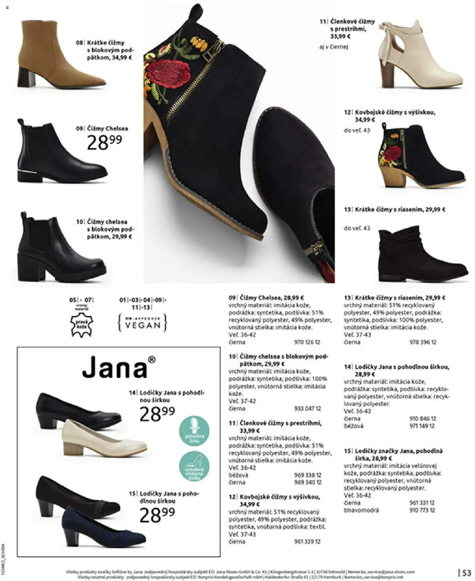 Nové Bonprix akcie – leták je platný od 20.02.2026 | Strana: 55 | Produkty: Lodičky, Čižmy