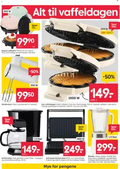 Forhåndsvisning av Rusta kundeavis gyldig fra 16.03.2026 | Side: 5 | Produkter: Kaffetrakter, Vaffeljern, Grill, Blender