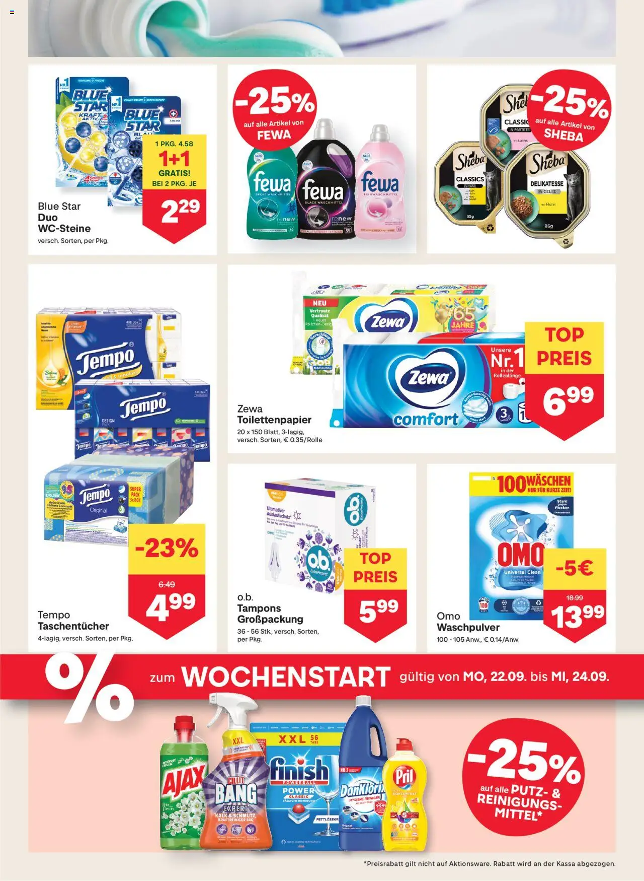 MPREIS Hohenems gültig ab 18.09.2025 | Seite: 11 | Produkte: Box, Bad, Waschpulver, Waschmittel