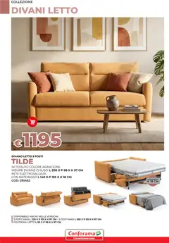 Anteprima del volantino Conforama Divani catalogo valido a partire dal 11.02.2026 | Pagina: 10 | Prodotti: Divano letto, Letto, Materasso, Divano